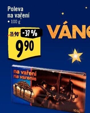 Poleva kakaová na vaření Kaumy