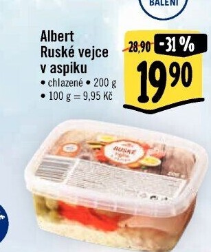 Ruské vejce v aspiku Albert