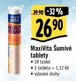 Šumivé tablety MaxiVita