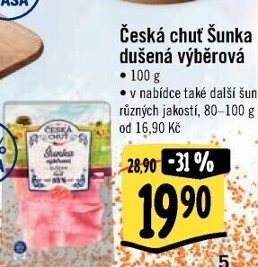 Šunka dušená výběrová Česká chuť