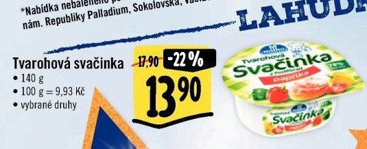 Svačinka zeleninový tvaroh Milko