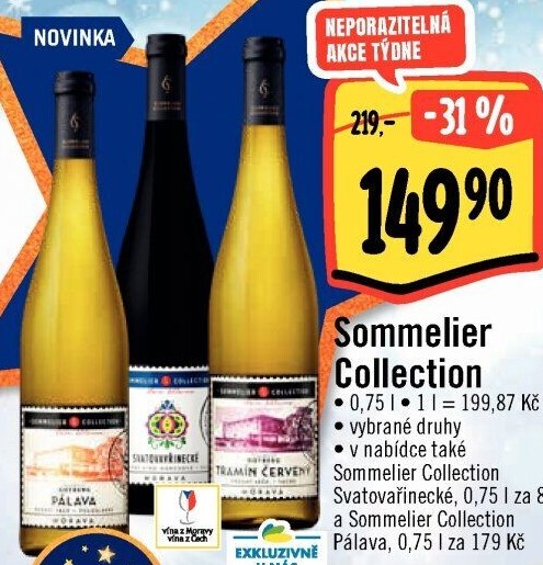 Vína Sommelier Collection Vinařství Gotberg