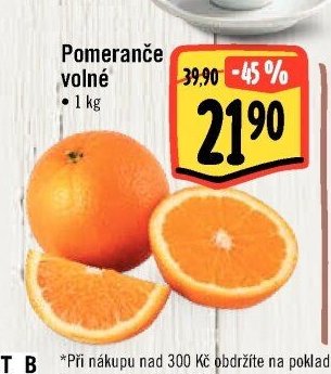 Pomeranče volné