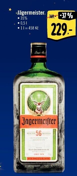 Bylinný likér Jägermeister