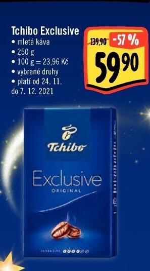 Mletá káva Tchibo Exclusive