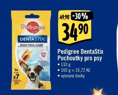 Pamlsky pro psy Denta Stix Pedigree