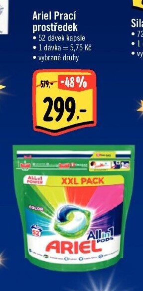 Prací kapsle Ariel