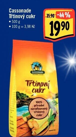 Třtinový cukr Cassonade