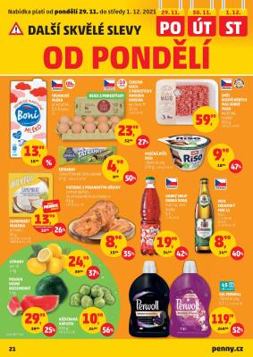 akční leták Penny Market 25.11.2021-1.12.2021