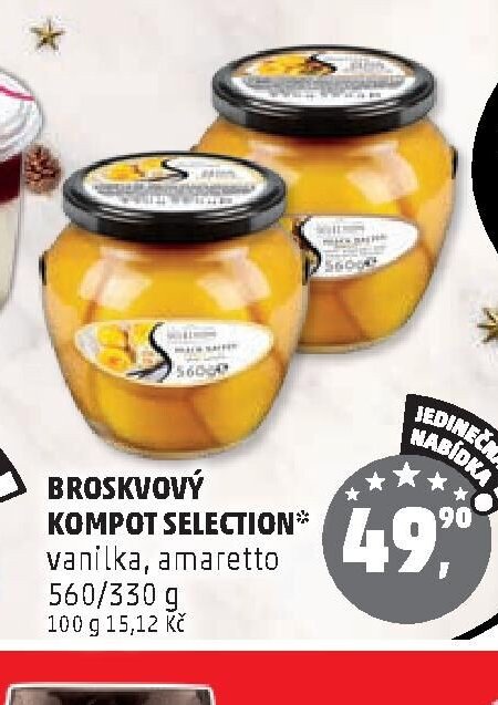 BROSKVOVÝ KOMPOT SELECTION*