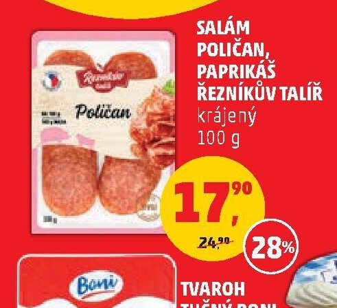 SALÁM POLIČAN, PAPRIKÁŠ, ŘEZNÍKŮV TALÍŘ