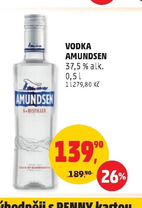 VODKA AMUNDSEN 0,5 l