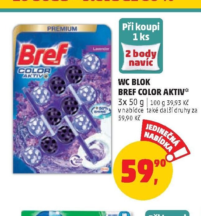WC blok Bref Color Aktiv