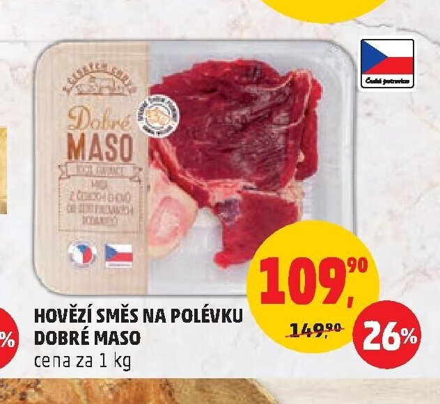 HOVĚZÍ SMĚS NA POLÉVKU DOBRÉ MASO