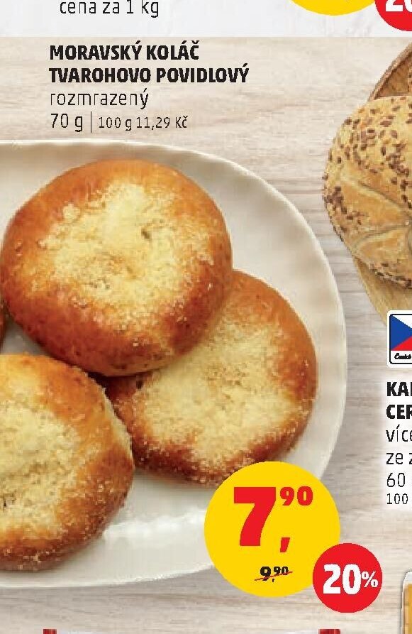 MORAVSKÝ KOLÁČ TVAROHOVO POVIDLOVÝ