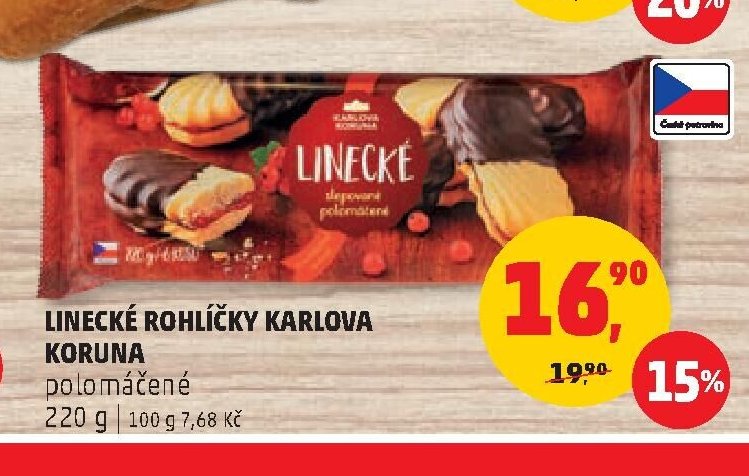 LINECKÉ ROHLÍČKY KARLOVA KORUNA