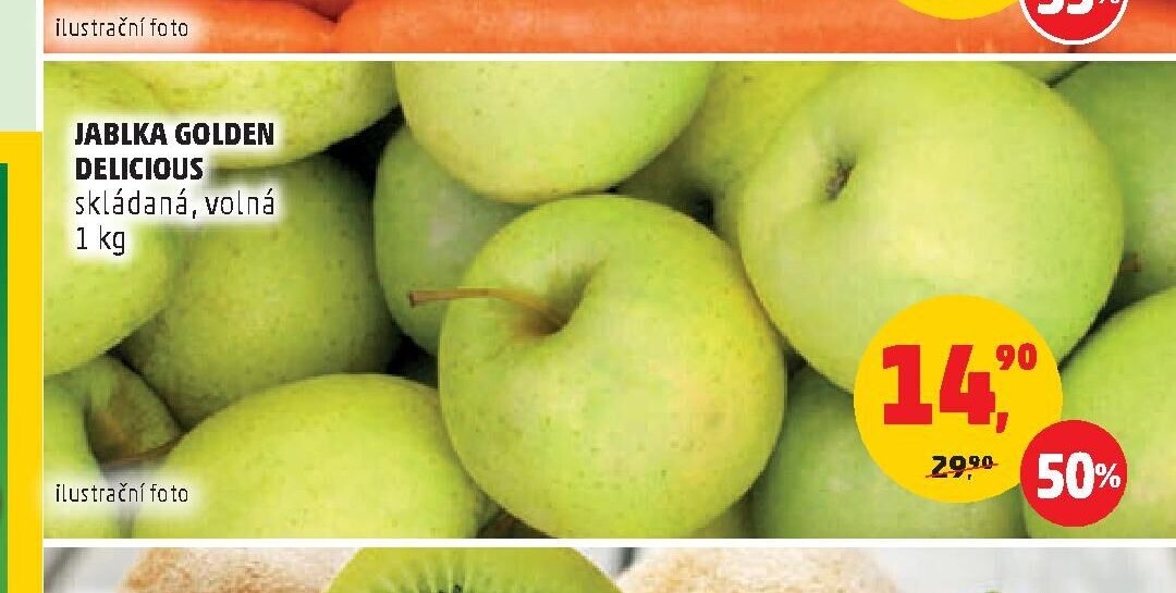 JABLKA GOLDEN DELICIOUS