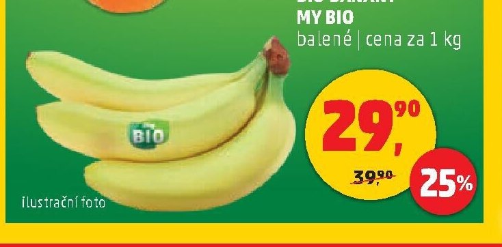 BIO BANÁNY MY BIO