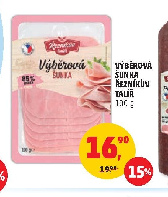 Výběrová šunka Řezníkův talíř