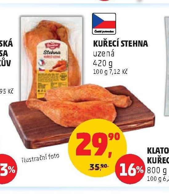 Kuřecí stehna uzená