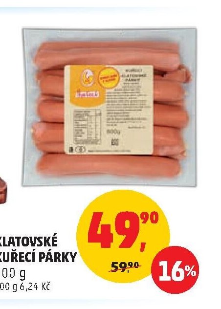 Klatovské kuřecí párky