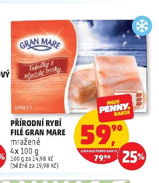 Přírodní rybí filé Gran Mare