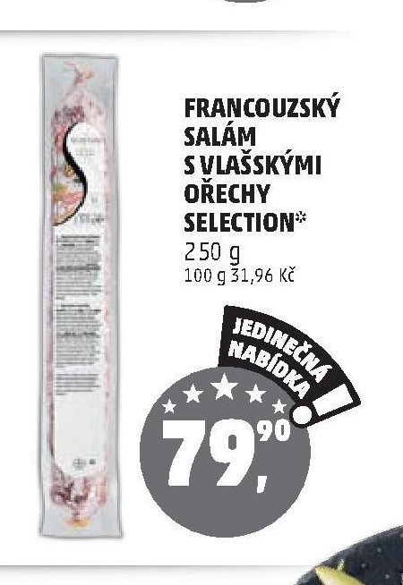 Francouzský salám s vlašskými ořechy Selection