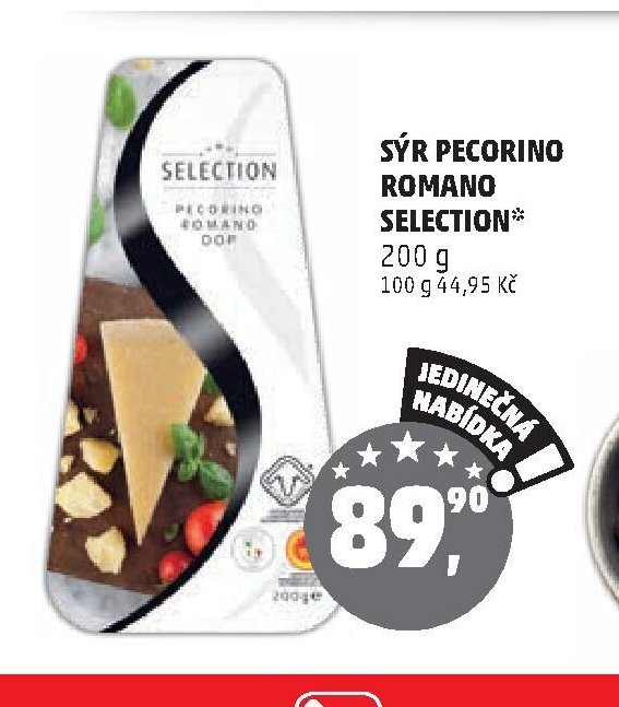 Sýr Pecorino Romano Selection