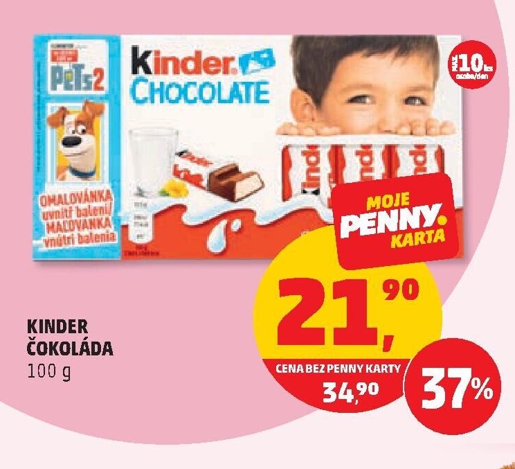 Kinder čokoláda 100 g