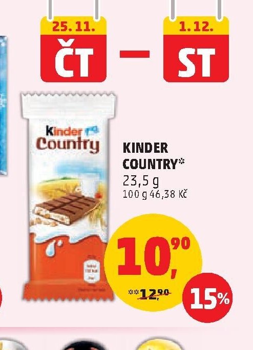 Kinder Country 23,5 g