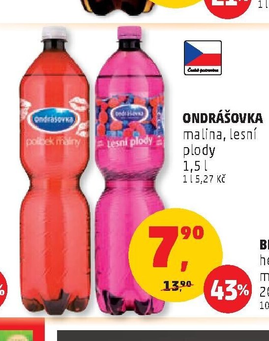 ONDRÁŠOVKA malina, lesní plody