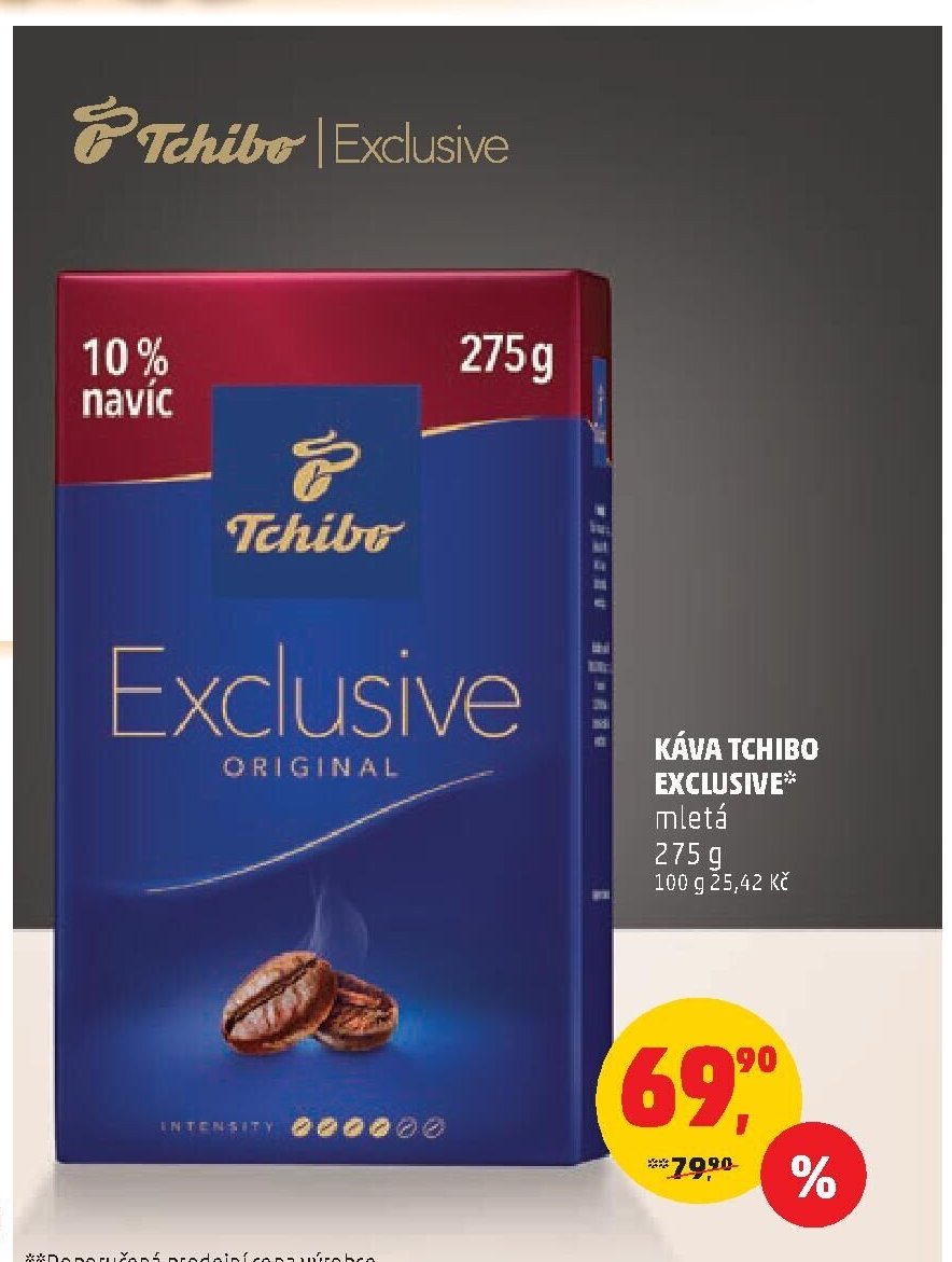 KÁVA TCHIBO EXCLUSIVE mletá