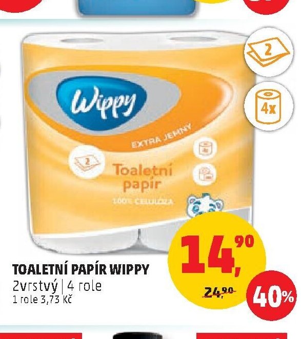 Toaletní papír Wippy