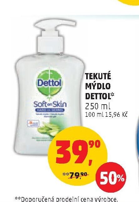 Tekuté mýdlo Dettol