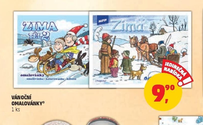 VÁNOČNÍ OMALOVÁNKY