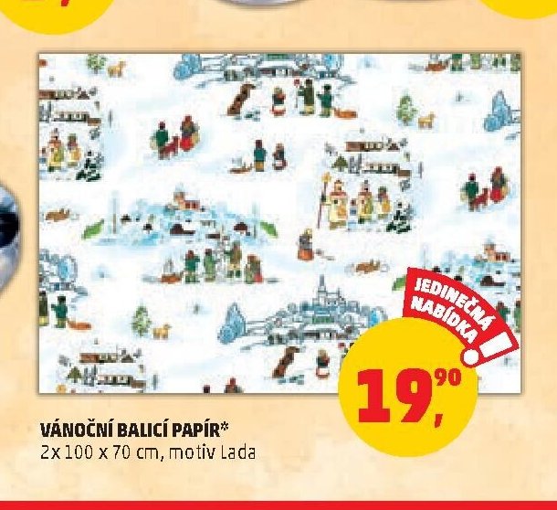 VÁNOČNÍ BALICÍ PAPÍR