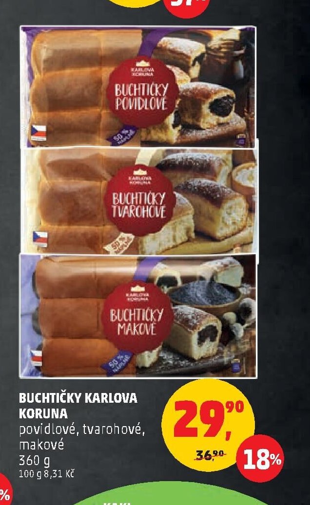 Buchtičky Karlova Koruna