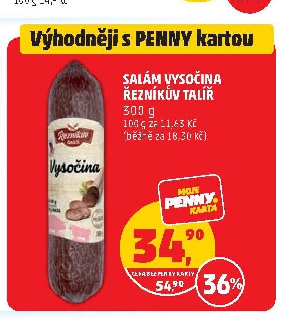 SALÁM VYSOČINA ŘEZNÍKŮV TALÍŘ