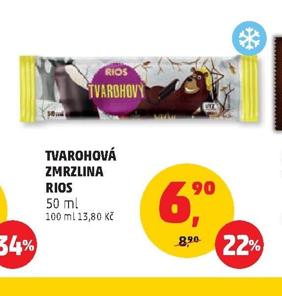 TVAROHOVÁ ZMRZLINA RIOS
