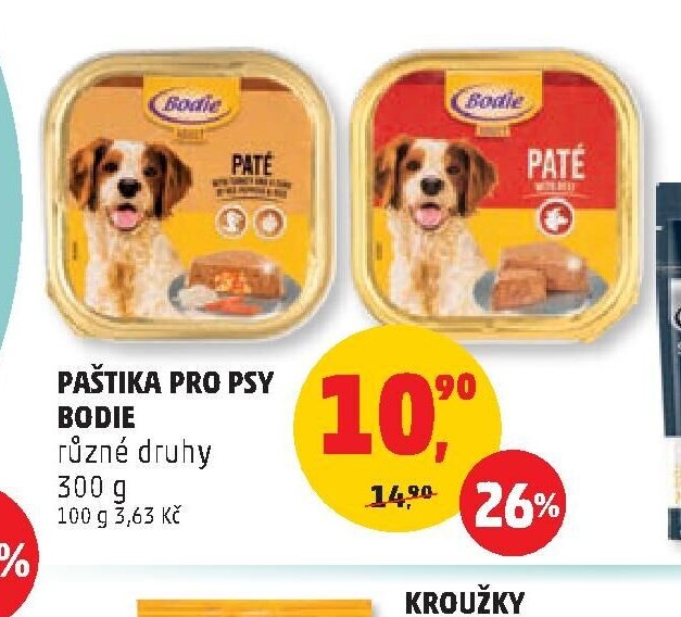 PAŠTIKA PRO PSY BODIE