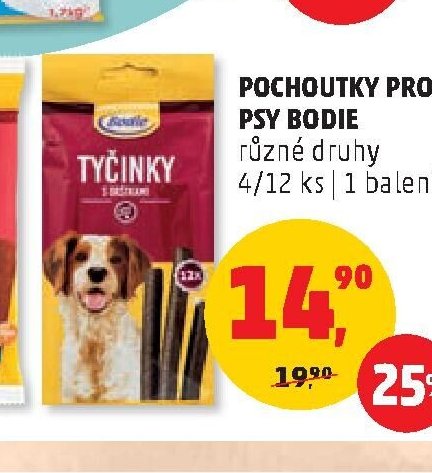 POCHOUTKY PRO PSY BODIE (TYČINKY)