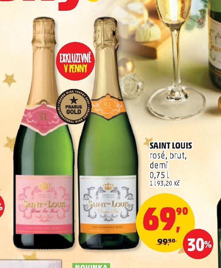 SAINT LOUIS rosé, brut, demi