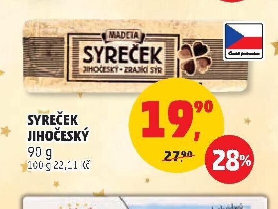 SYREČEK JIHOČESKÝ 90 g
