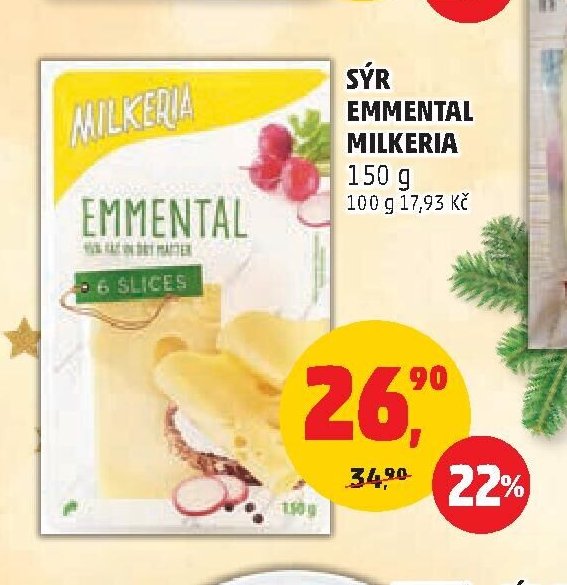 SÝR EMMENTAL MILKERIA 150 g