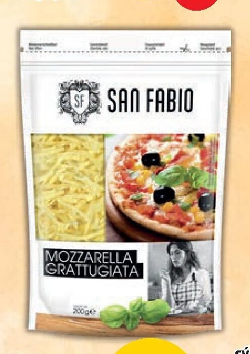 Strouhaná mozzarella San Fabio