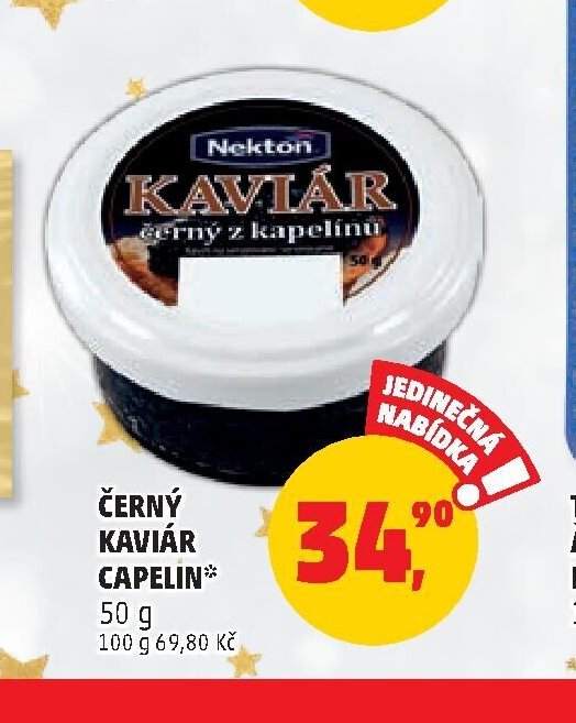 Černý kaviár Capelin