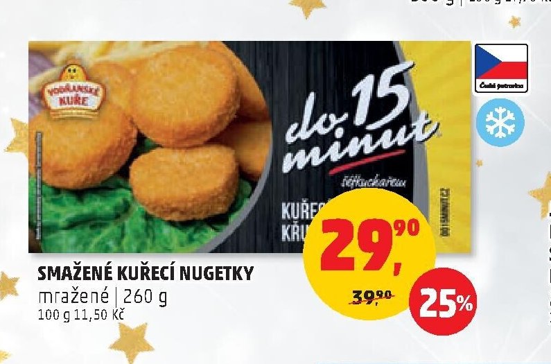 SMAŽENÉ KUŘECÍ NUGETKY