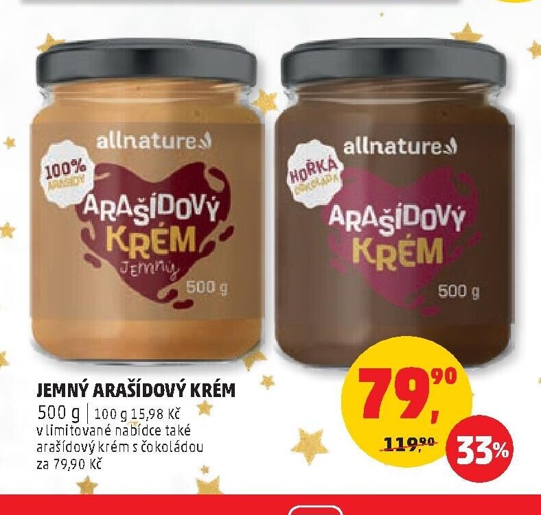 JEMNÝ ARAŠÍDOVÝ KRÉM