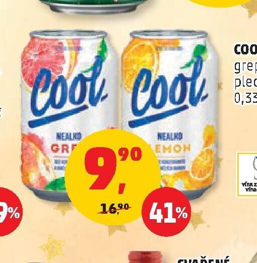COOL NEALKO grep, lemon, plech 0,33 l