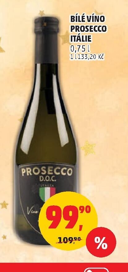 Bílé víno Prosecco